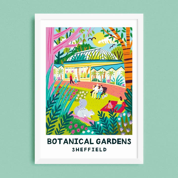 Botanical Gardens - Sheffield Print for wholesale by Lauren Radley