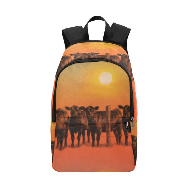 Sunset Cattle Ranch Backpack for wholesale by BAHA RANCH WESTERN WEAR