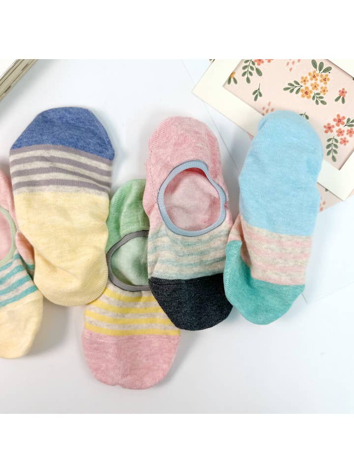 7DAYSSOCKS - Wholesale Socks - Women's - Women's No Show Candy Socks2