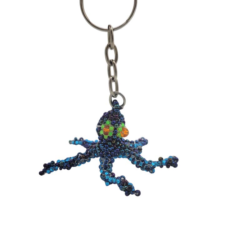 Octopus Beaded Keychain | Assorted for wholesale by Unique Batik Fair Trade