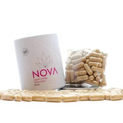 Mélange d’herbes bio « Focus » pour la vente par Nova Organic Energy