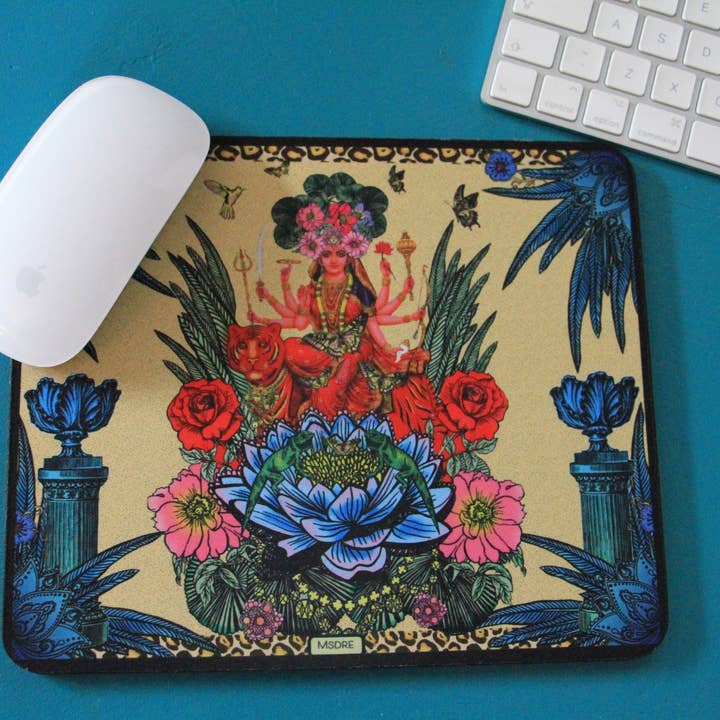 Durga Goddess Mouse Pad Home Office Illustrated sdre for wholesale by Msdre