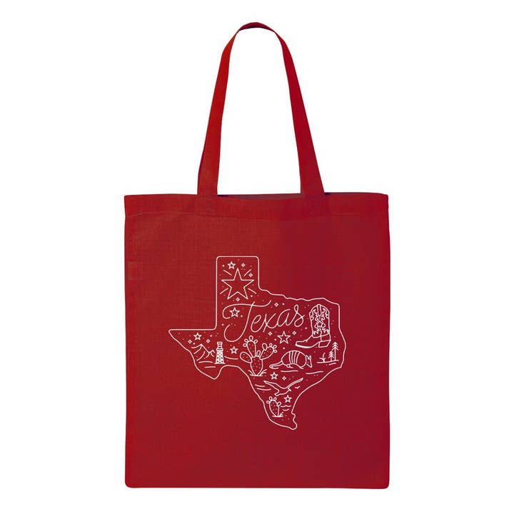 Made in Texas Co. - Wholesale Tote Bag - Unisex - Around Texas Tote3