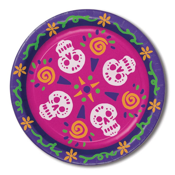 Day Of The Dead Plates for wholesale by Beistle