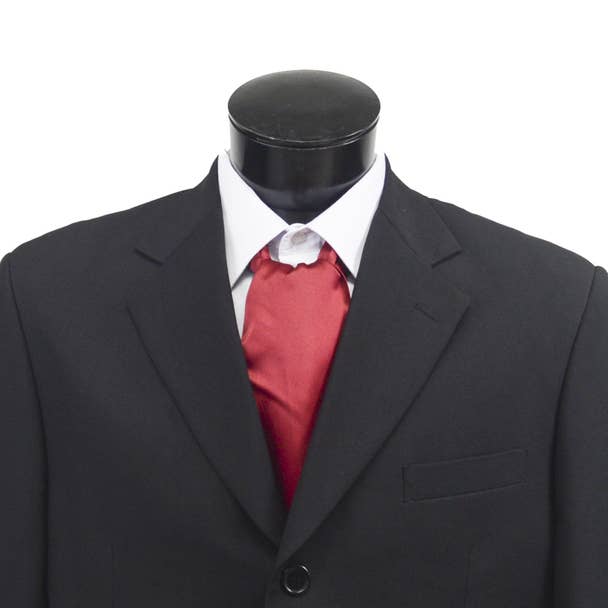 Selini New York - Wholesale Necktie – Men’s - Solid Satin Poly Ascot9