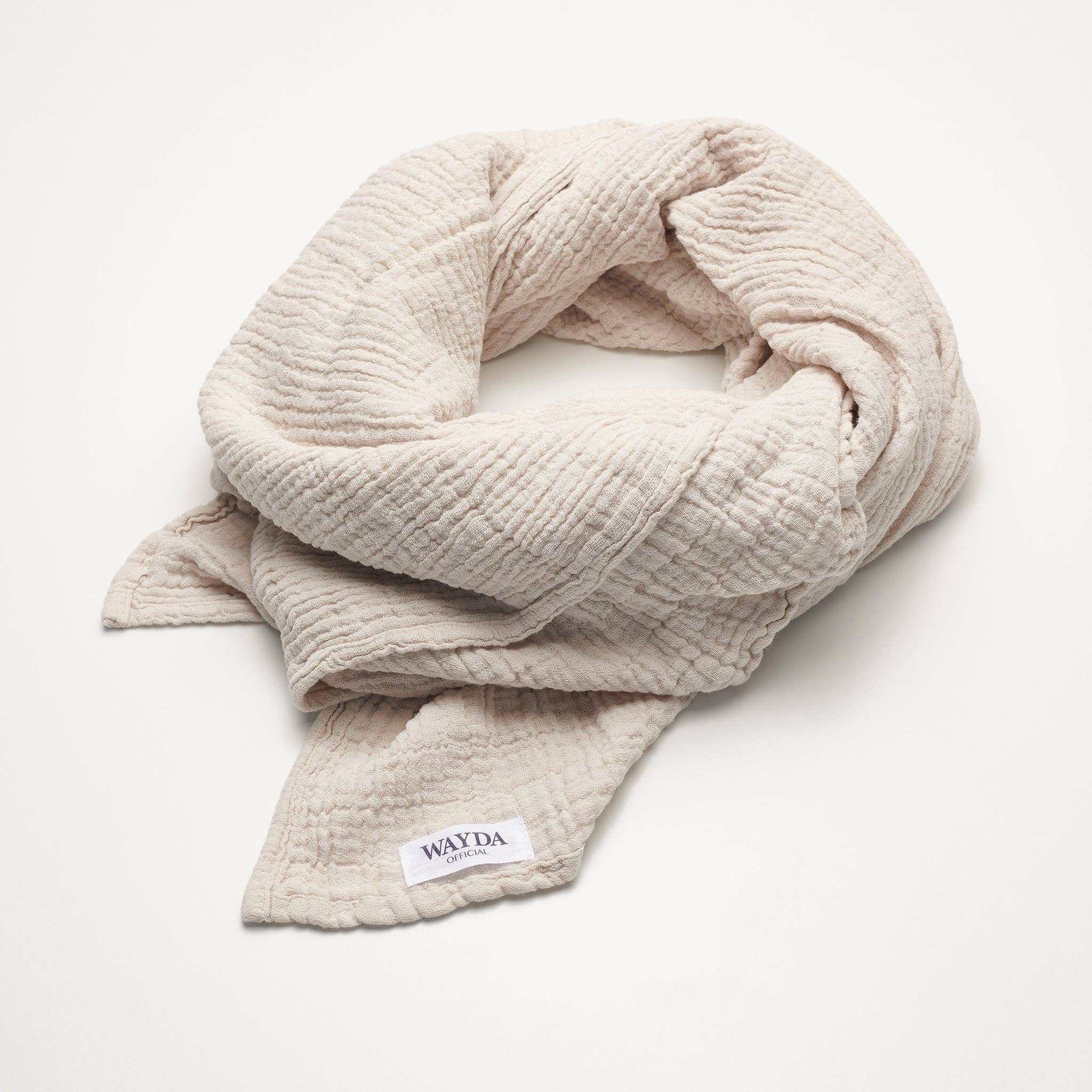 WAYDA – wholesale Halsduk - Dam – Weiches Weiß - bomullsmusselinsjal från WAYDA2