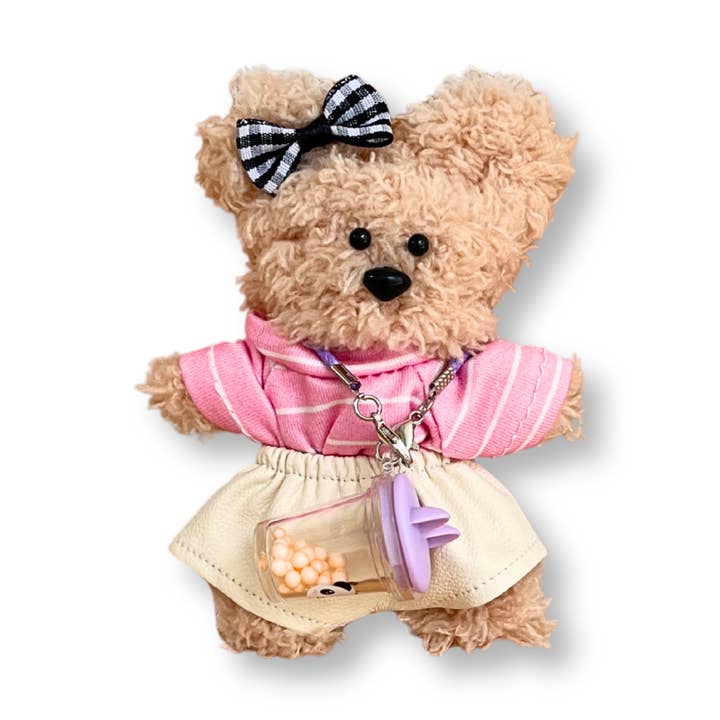 BOBA GIRL MORU BEAR DIY KEYCHAIN KIT for wholesale by MODEUN SHOP