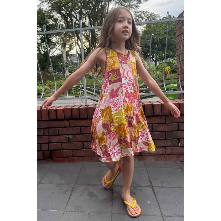 NUOVO | Vestito Semi Swing Patchwork | Bambino - Toni Caldi per la vendita all'ingrosso da parte di Balizen Direct from Bali