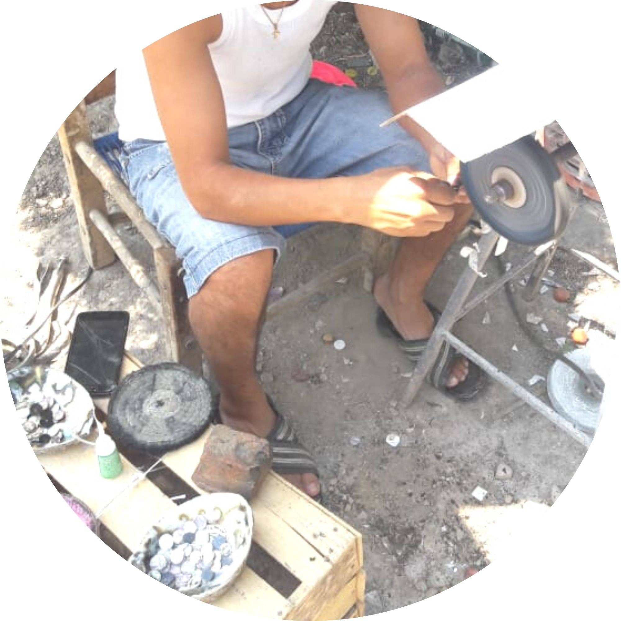 Global Crafts - Wholesale Stud/Post Earrings - Pressed Flower Rectangle Stud Earrings - MIXED COLORS12