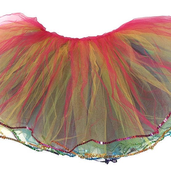 5 Layer Rainbow Reversal Adult Tutu for wholesale by Wenchoice