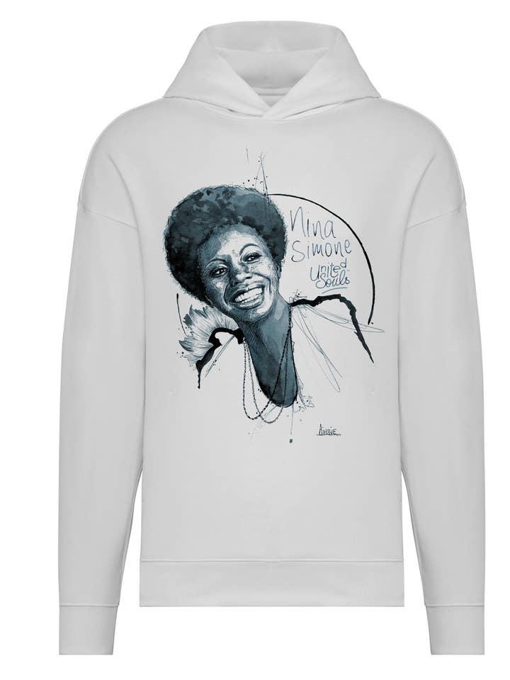 Nina Simone I Den unisexa oversize-hoodien för wholesale av UNITED SOULS