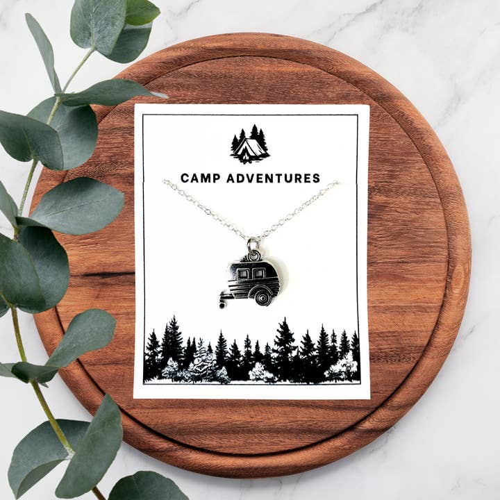 Camping | Camper Necklace for wholesale by Janes Goods