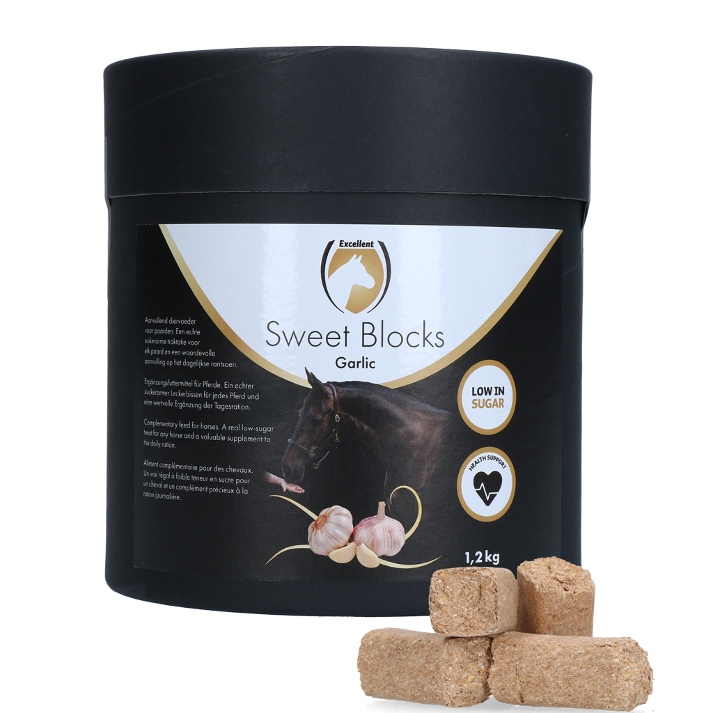 Hofman Animal Care - Vendita all'ingrosso Snack - Cani - Eccellente Cavallo Dolci Blocchi Aglio 1,2 kg0