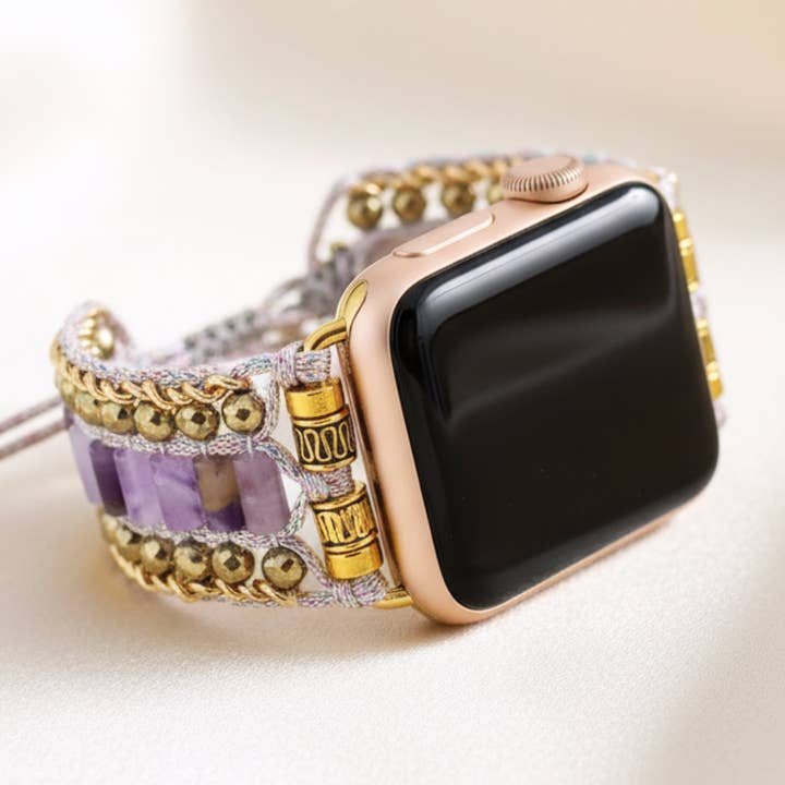 Majestic Amethyst Apple Watch Strap for wholesale by Cape Diablo