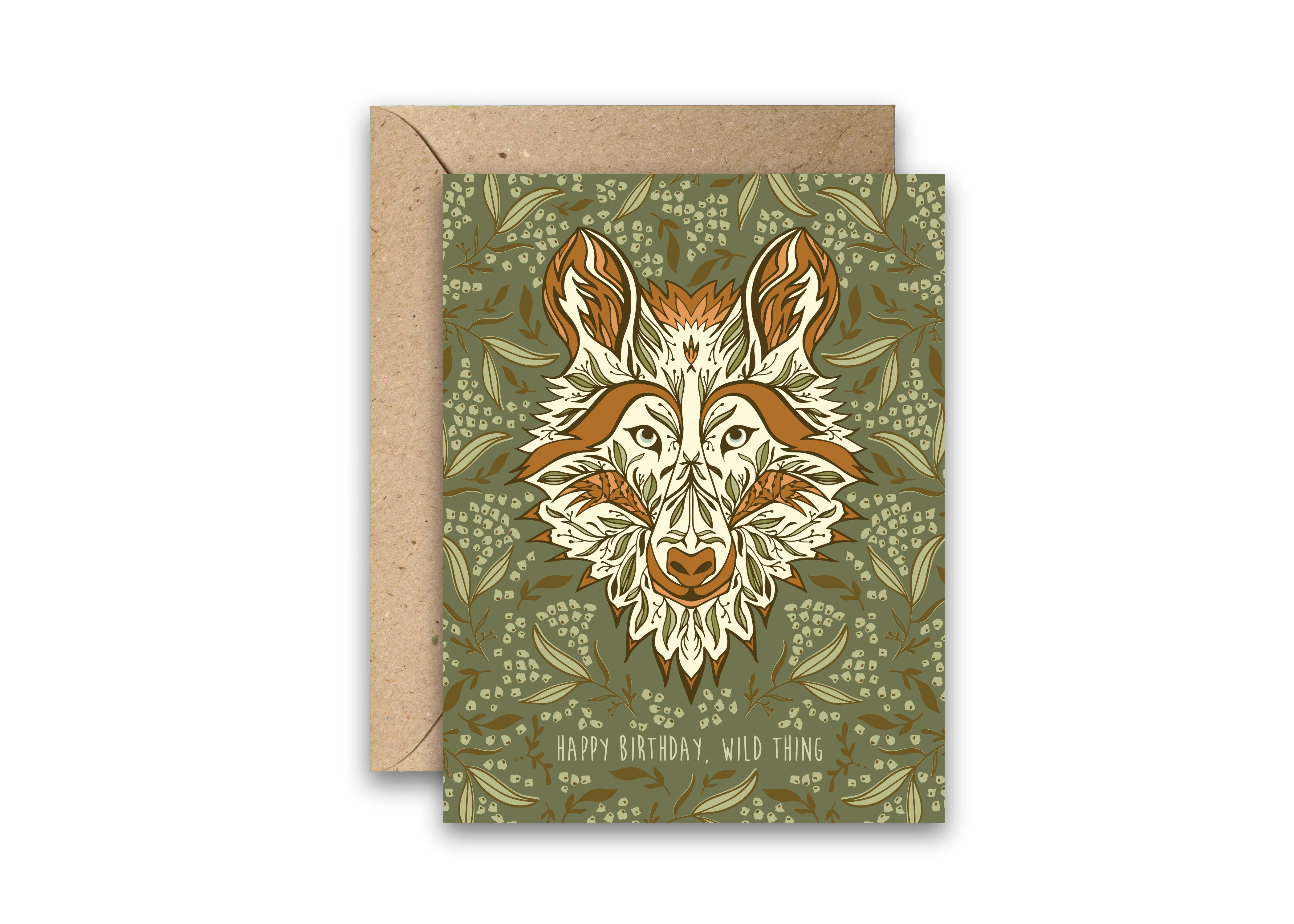 Amicreative – Großhandel Geburtstagskarten – Wilde Geburtstags-Grußkarte