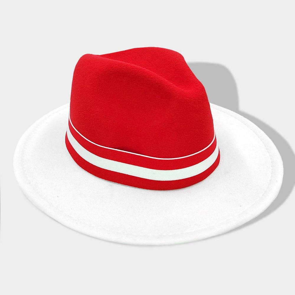 Sensibling Corp. - Wholesale Fedora - Women's - Color Blocked Fedora Hat4