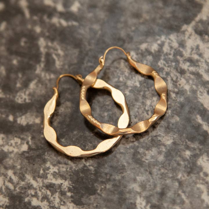 Kindred Objects - Wholesale Hoop Earrings - Vintage Gold Hoops - Variety