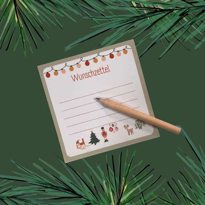 Wunderle GmbH - Wholesale Notepad - Wish List Block Set - Your Place for Christmas Wishes8