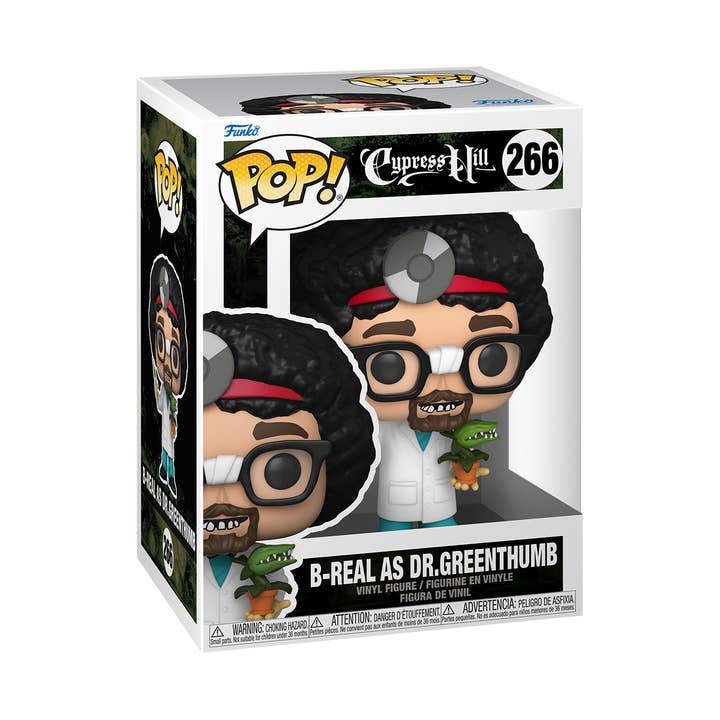 Fundom - Wholesale Figurine Toy - Kids - Funko Pop! Rocks: Cypress Hill - B Real (Dr. Greenthumb)