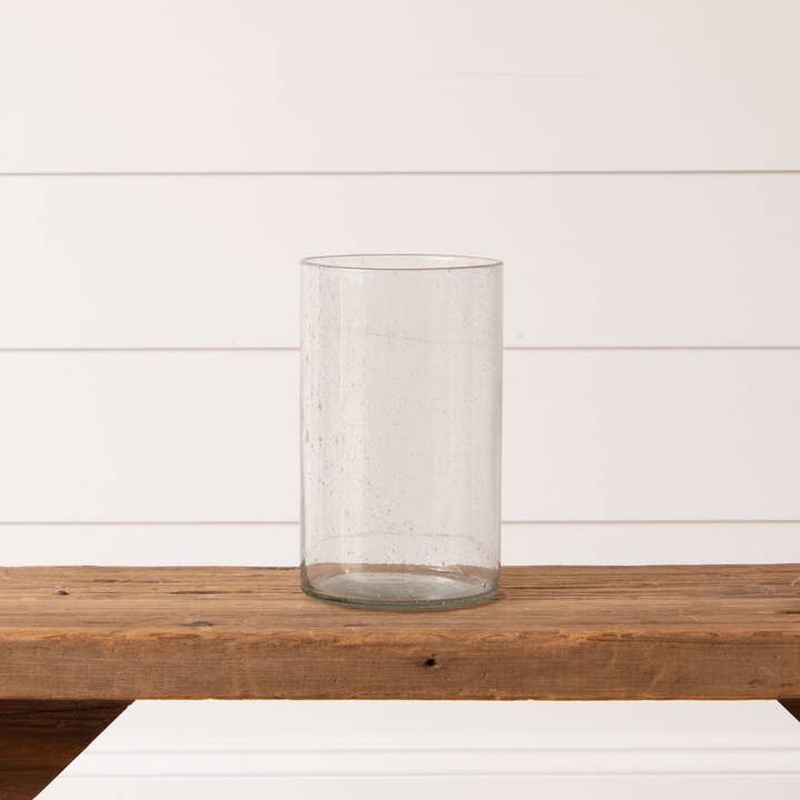Audrey's Home & Gift - Wholesale Candle Holder - Bubble Glass Cylinder Candle Holder (PC)