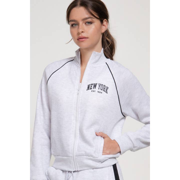 ITSSY - Wholesale Activewear Set - Women's - Side Striped Jacket and Track Pants Set3