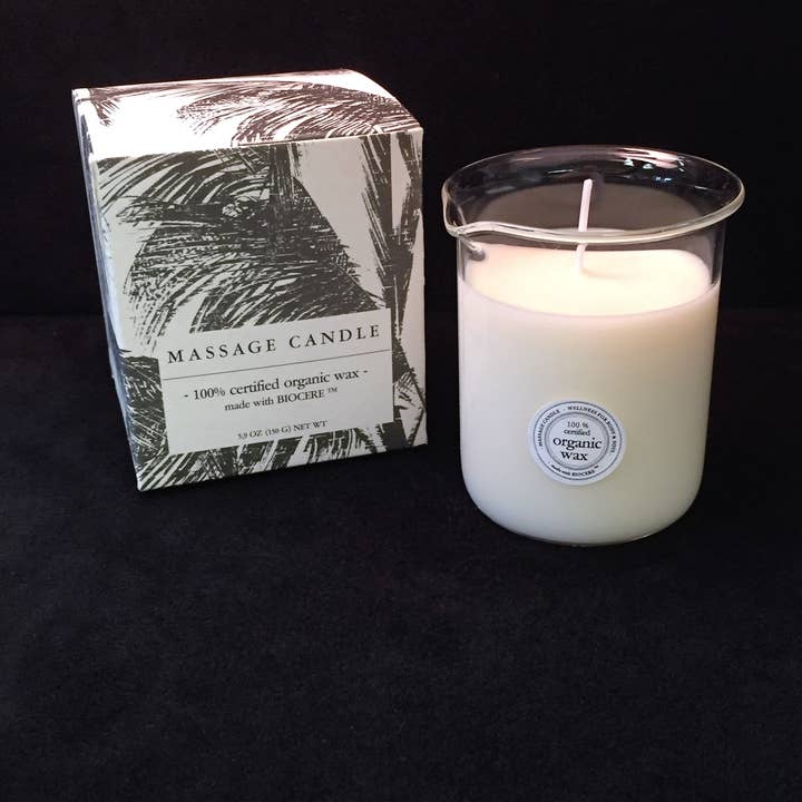 Soy Scented Massage Candle, carton of 8 for wholesale by Talla Imports