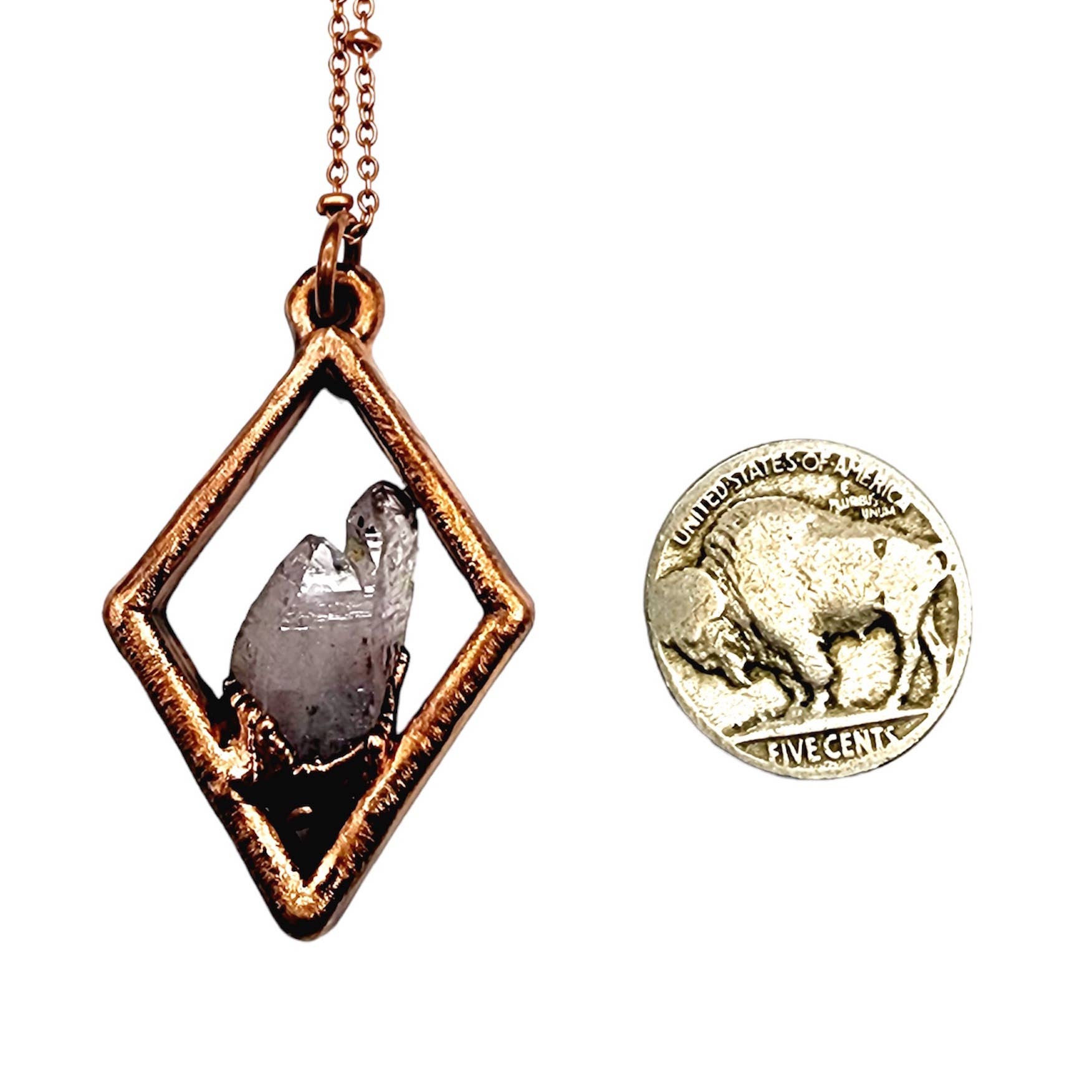 MergingMetals - Wholesale Pendant/Charm Necklace - Vera Cruz Amethyst Diamond Necklace3