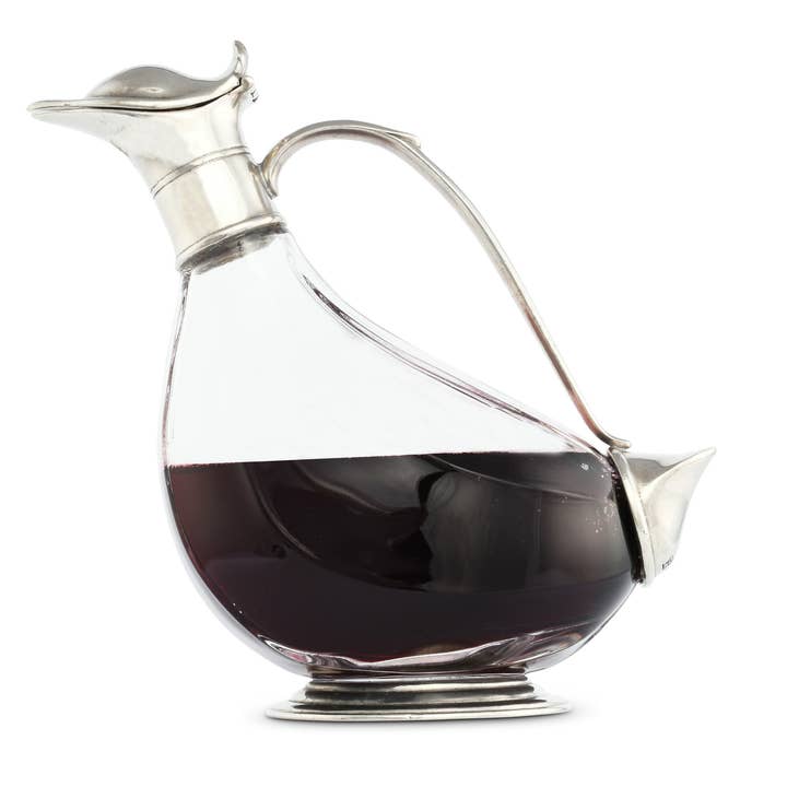 Vagabond House - Wholesale Decanter - Duck Pewter Wine Decanter