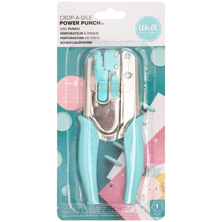 Tonic Studios - Wholesale Craft Tool - We R Makers Crop-A-Dile Power Punch – Disc Hole Puncher1