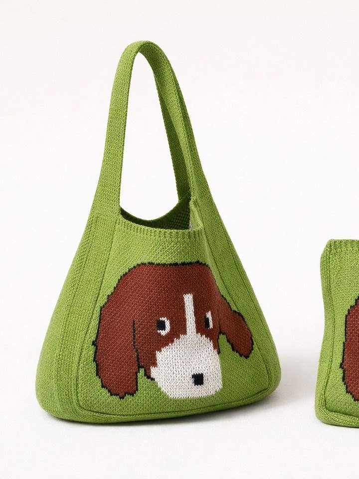 Willow the Country Puppy crochet Tote for wholesale by TOKEII LTD