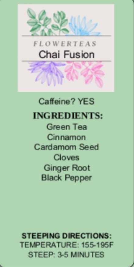 FlowerTeas – Engroshandel Løs te – Løsbladet te i løs vægt 1 lbs Kommerciel brygning Fødevareservice59
