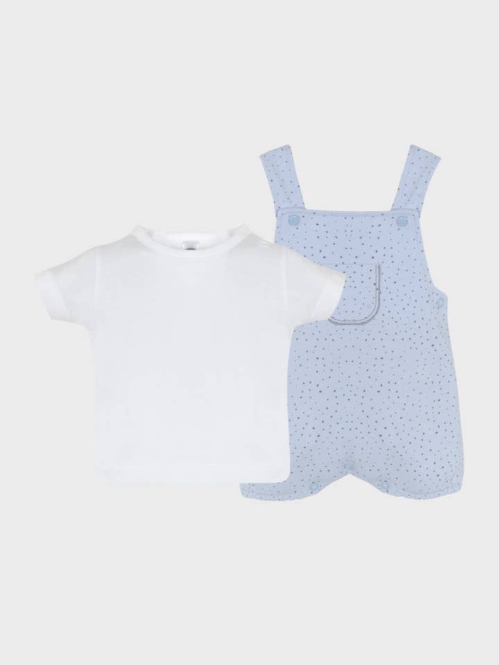 BLUE Set SOFT BABY fofo + boys t-shirt for wholesale on Faire