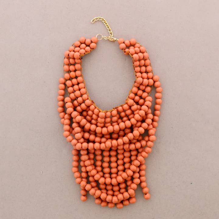 Sonata - Wholesale Kralen/parelketting - SLABBETJE MET HOUTEN KRALEN5