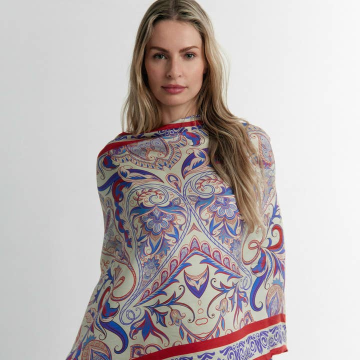 TAMARA - Wholesale Scarf - Women's - Rubino0