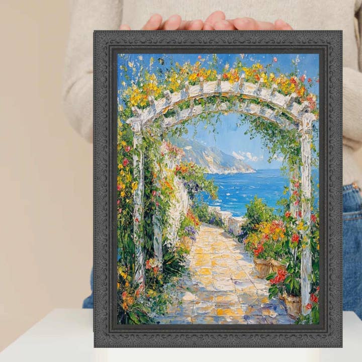 Antique Black Wood Ornate Picture Frame 20x30 frame for wholesale by Modern Memory Design Picture Frames