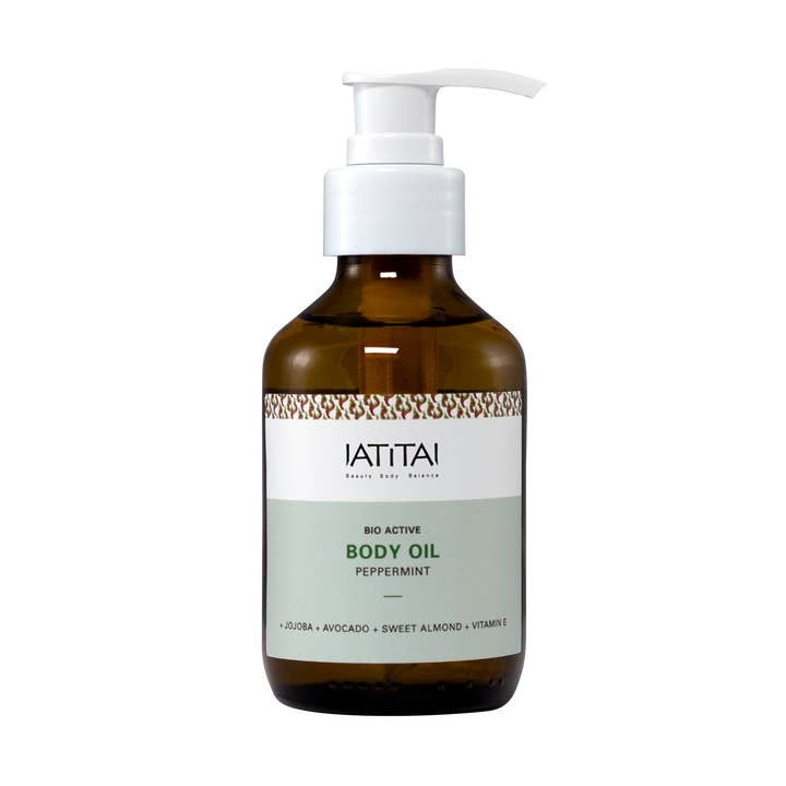 Bath & body oil peppermint for wholesale by Iatitai