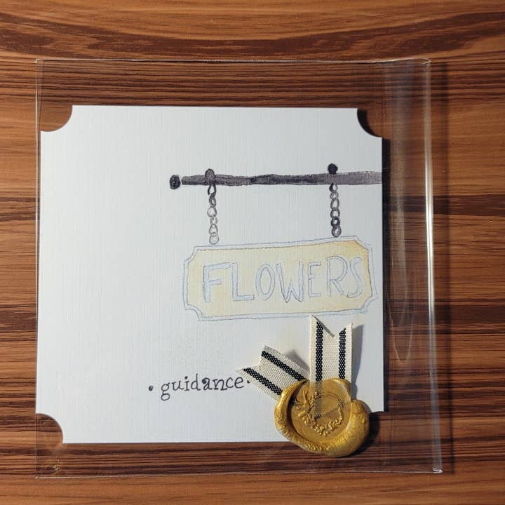 Guidance Watercolor Print for wholesale by Notebellish