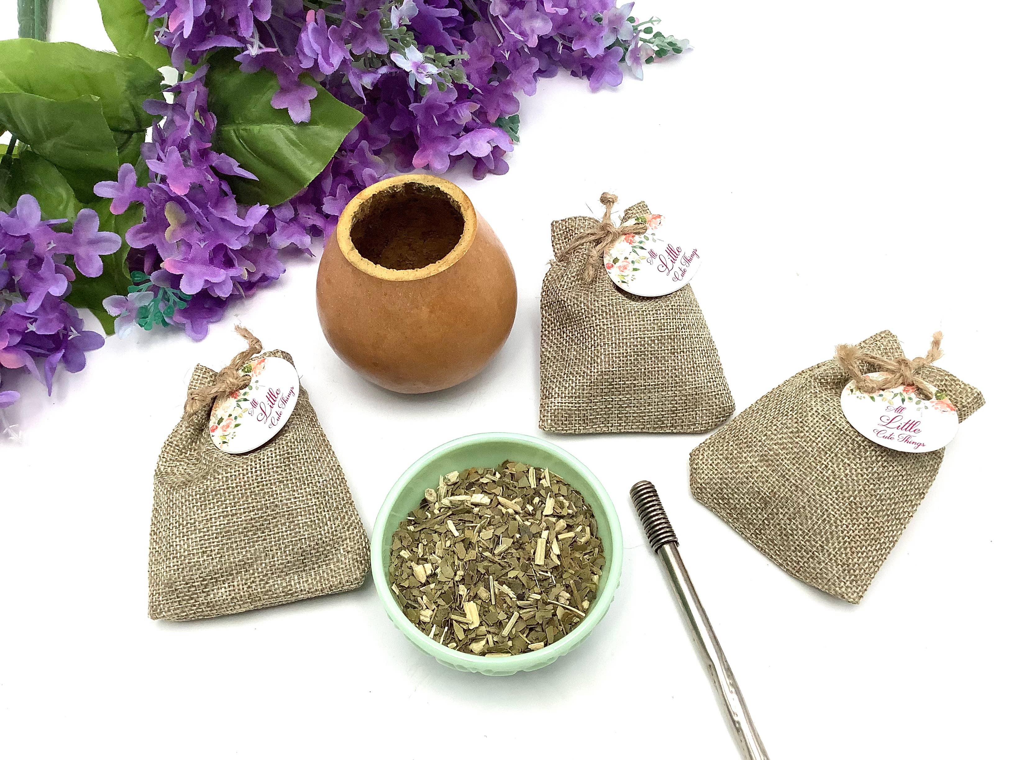 All Little Cute Things - Wholesale Loose Tea - Yerba Mate Argentina Uruguay Loose Leaf Tea Burlap Bag7