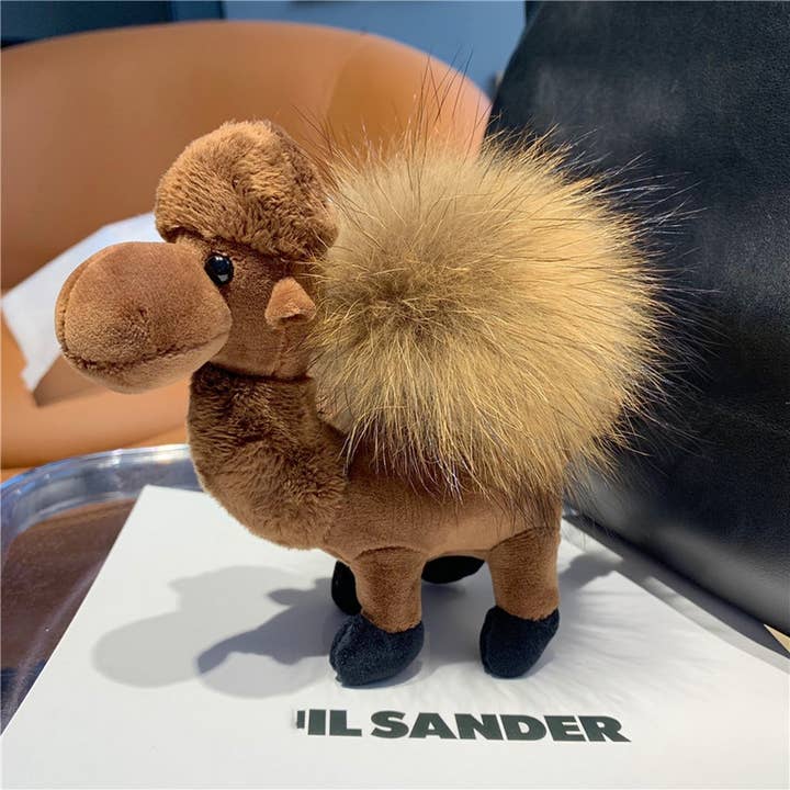 PERSONALIZED CREATIVE FUR BALL CAMEL BAG PENDANT_CWMM2545 for wholesale by ACCITY