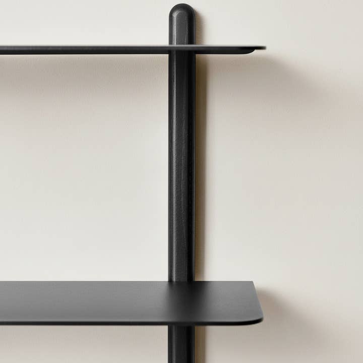 Studio Nordhaven - Wholesale Wall Mounted Shelf - NIVO Shelf Large E - black ash/black4