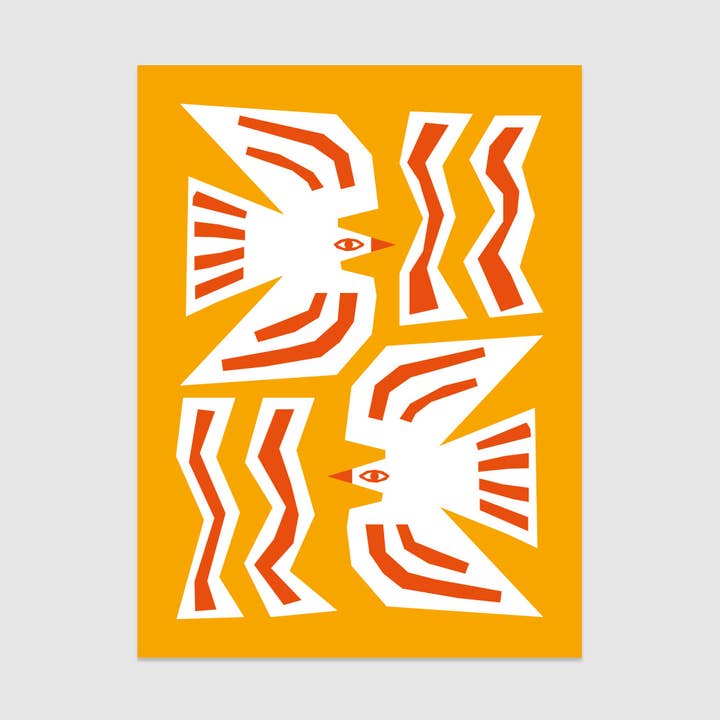 Affiche Harmonie des Oiseaux (30x40cm & 50x70cm) pour la vente par Redy.