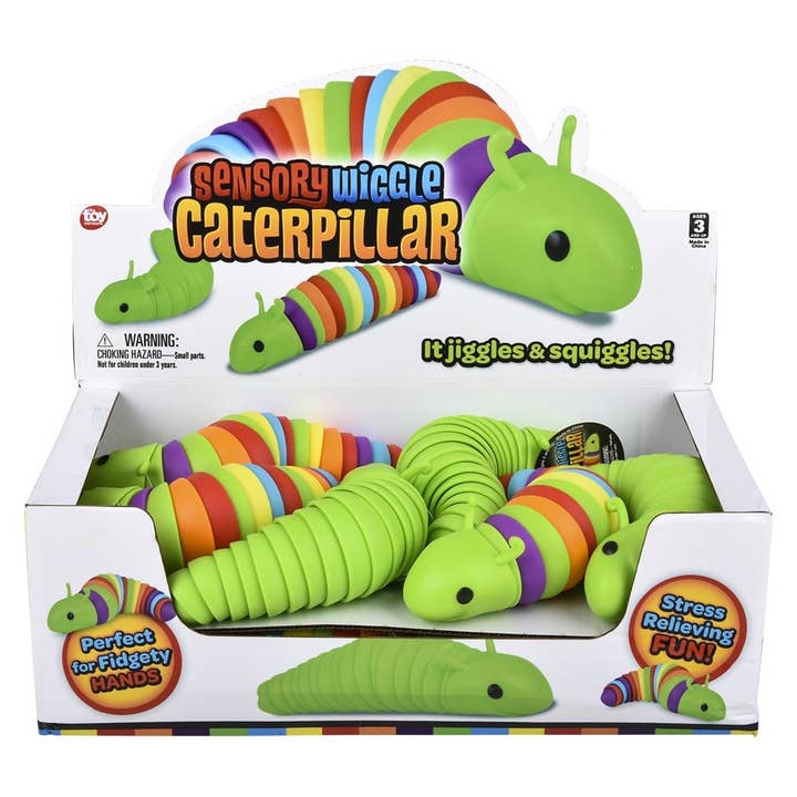 La Luna Bella - Toys - Wholesale Classic Toy - Kids - 7.5" WIGGLE SENSORY CATERPILLAR LLB kids toys8