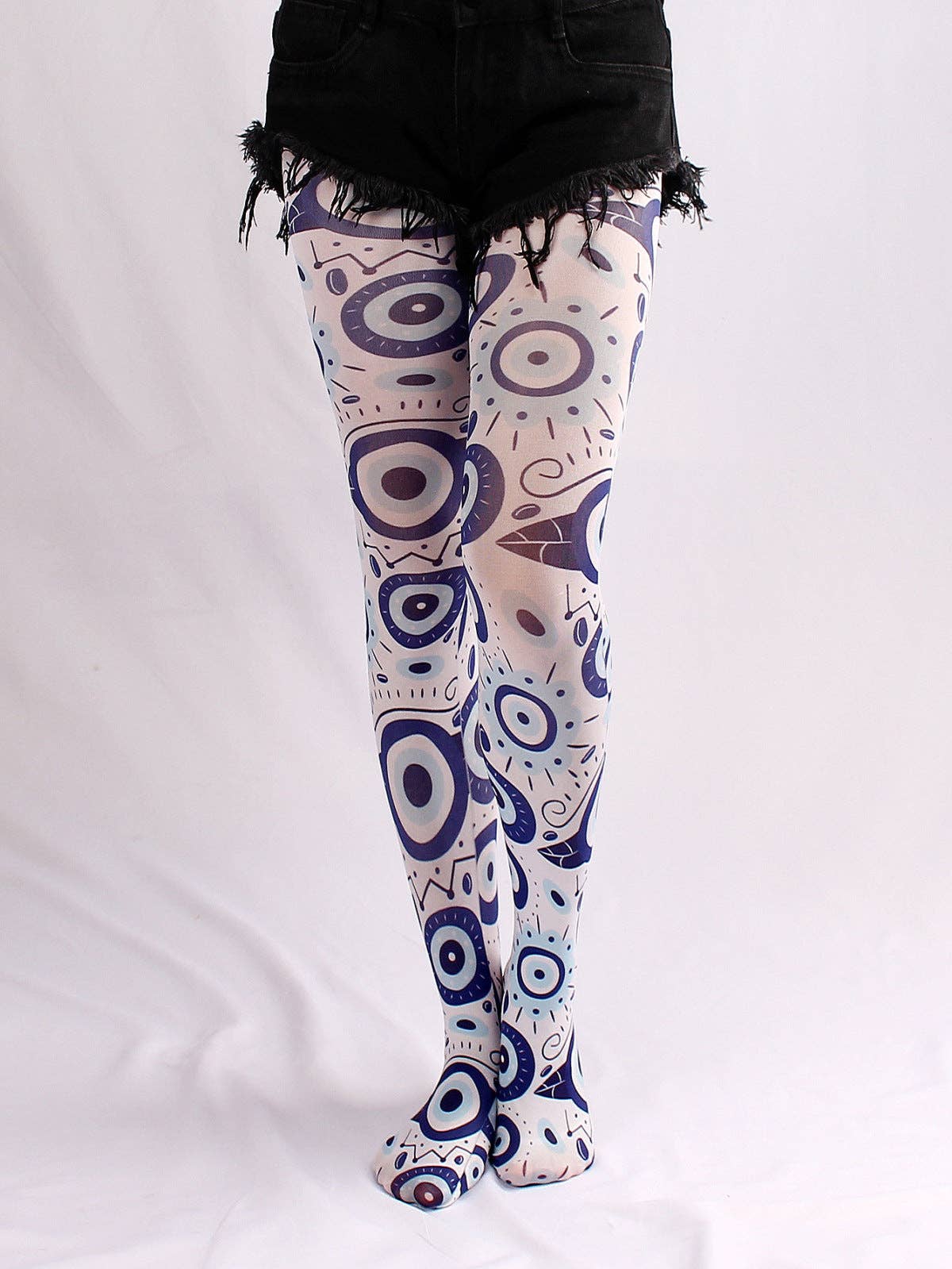 SALINA TRADING INC - Wholesale Tights - Women's - Women Fashion Creative Evil Eye Printed Pantyhose4