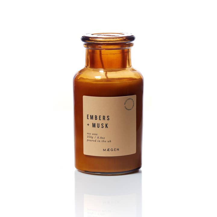 MÆGEN - Wholesale Jar/Filled Candle - MÆGEN Alchemist Candle - Embers & Musk