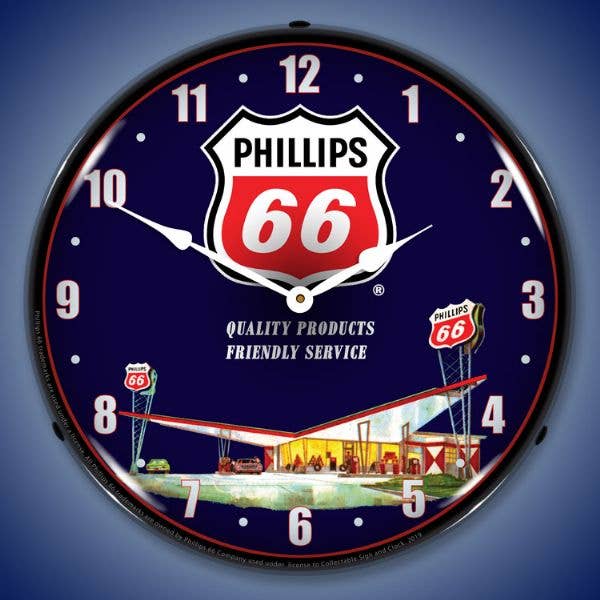 Phillips 66 Gas Station 2 for wholesale by Collectable Sign and Clock LLC.