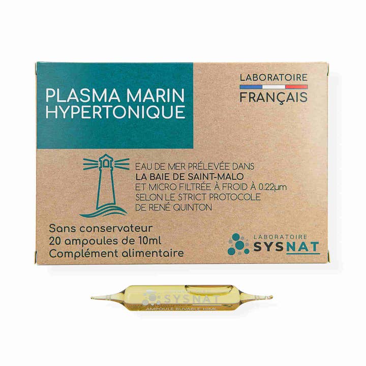 Plasma Marin Hypertonique QUINTON - 20 ampoules pour la vente par Laboratoire SYSNAT