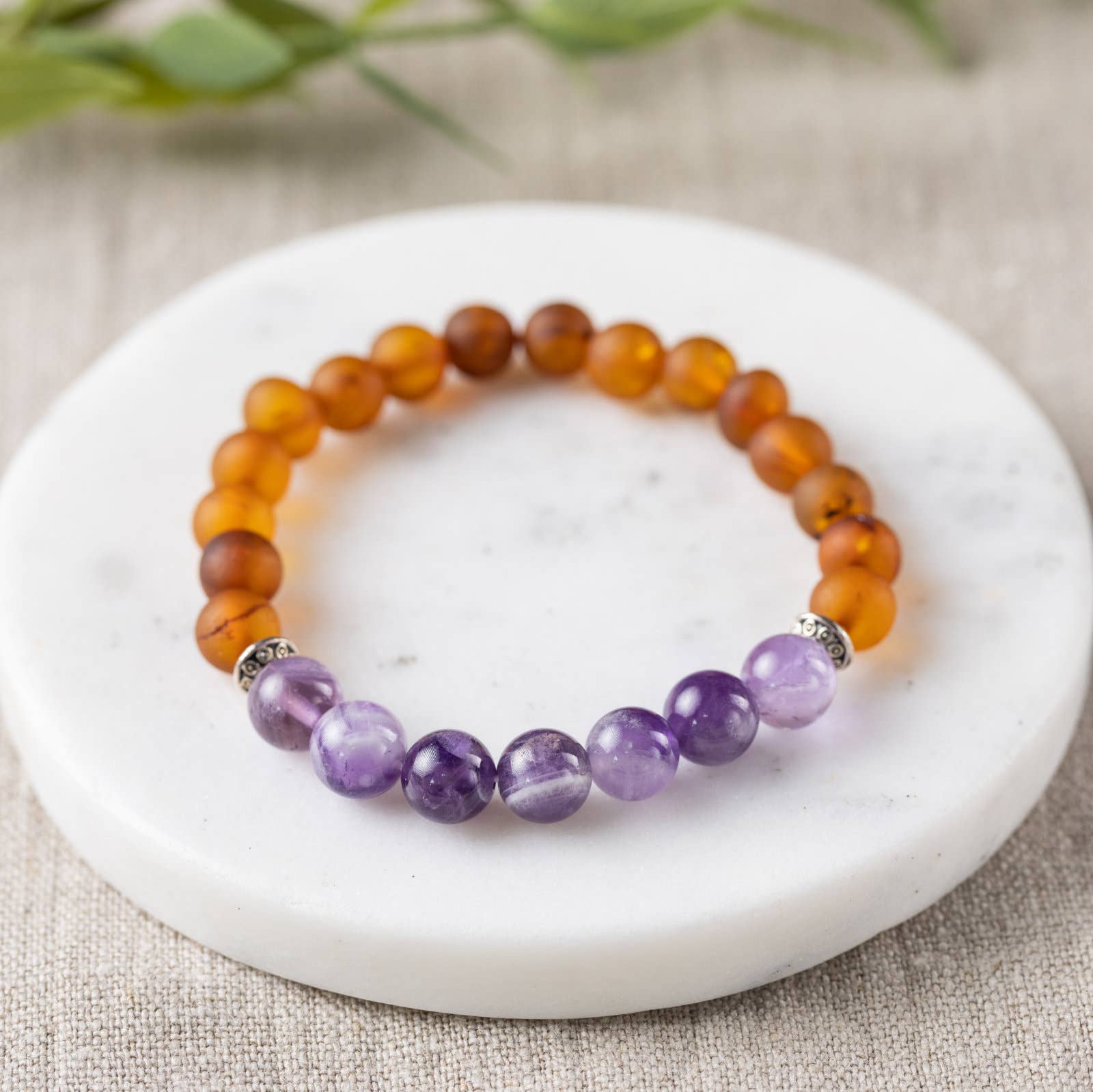 R.B. Amber Jewelry – Großhandel Perlenarmband – Erwachsene | CHUNKY Baltic Amber + Edelsteinarmbänder15
