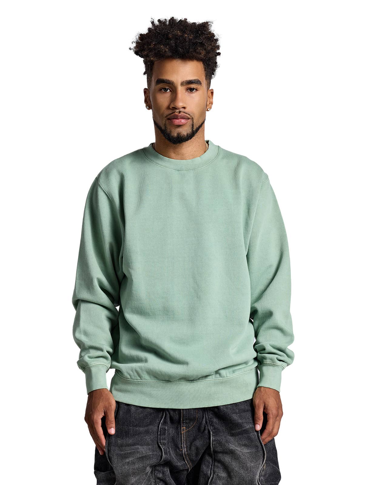 Smart Blanks – wholesale Hoodie – Men's – 8003 - Adult Premium 12oz. Crew Sweatshirt2