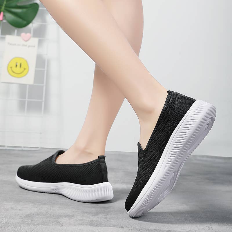 Calseosvic - Wholesale Slip On Sneakers - Women's - Wholesale Ladies Loafers Slip On Tennis Walking Sneakers3