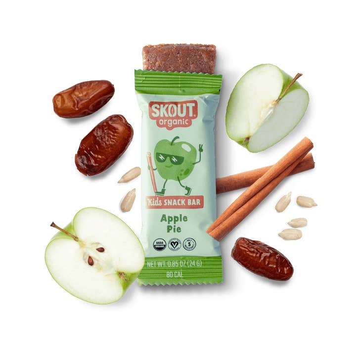 Skout Organic - Wholesale Snack Bar - Skout Organic Apple Pie Kids Snack Bar | Nut-Free